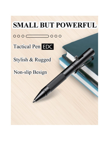 Mini Bolígrafo Táctico Lsqurel 10.9 cm Aluminio 6061-T6