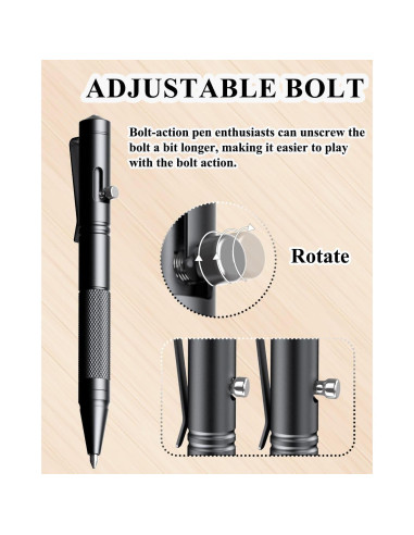 Mini Bolígrafo Táctico Lsqurel 10.9 cm Aluminio 6061-T6