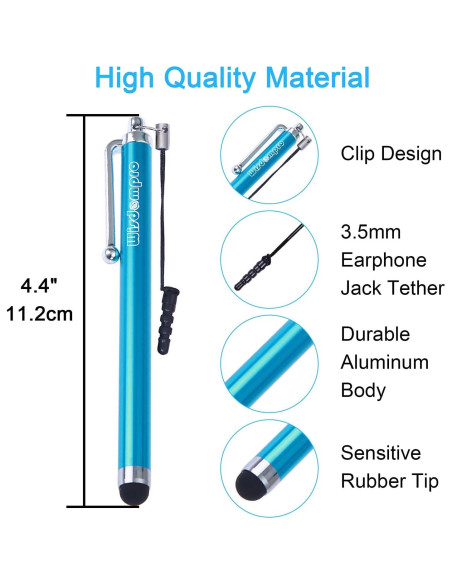 Bolígrafos Stylus Wisdompro para Pantallas Táctiles - 9 Pzs Bolígrafos Stylus Wisdompro para Pantallas Táctiles - 9 Pzs