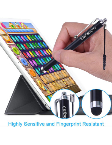 Bolígrafos Stylus Wisdompro para Pantallas Táctiles - 9 Pzs