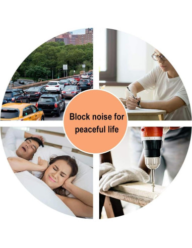 20 Pares de Tapones de Espuma Quality Plugs - NRR 32dB