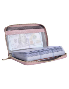 Cartera de Cuero para Mujeres Easyoulife con Bloqueo RFID