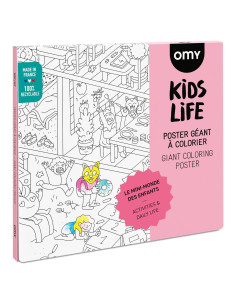 Póster Gigante para Colorear Omy Vida Infantil 101.6x71.1cm