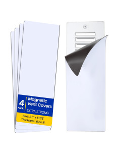 Cubiertas Magnéticas para Ventilación Seatern 3.5" x 13.75" (4 Pzas) 60mil