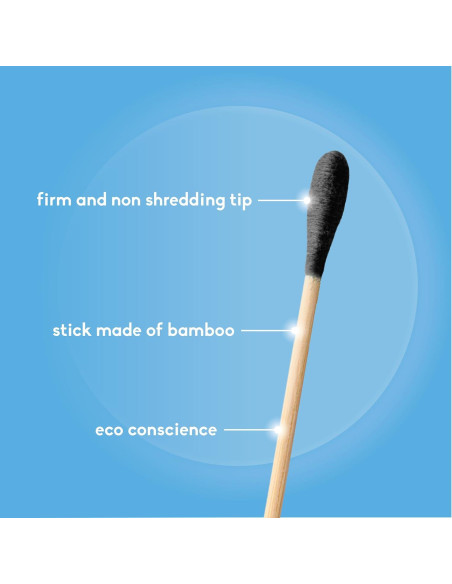 Bastoncillos de Algodón de Bambú The Humble Co. 600 Unidades