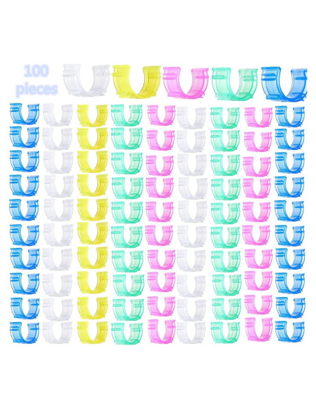 100 Clips de Bobina de Costura Fbshicung en 5 Colores