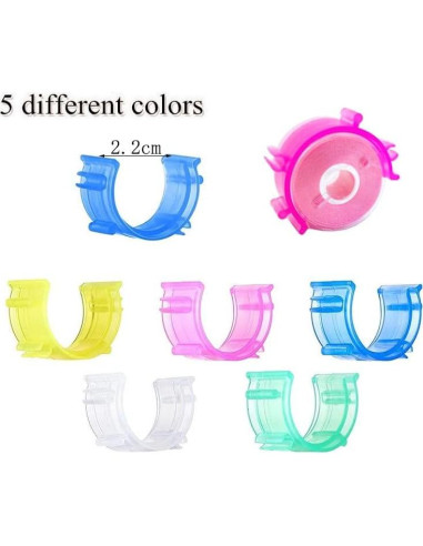 100 Clips de Bobina de Costura Fbshicung en 5 Colores