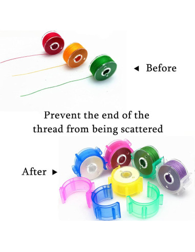 100 Clips de Bobina de Costura Fbshicung en 5 Colores