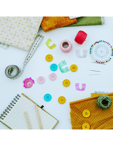 100 Clips de Bobina de Costura Fbshicung en 5 Colores