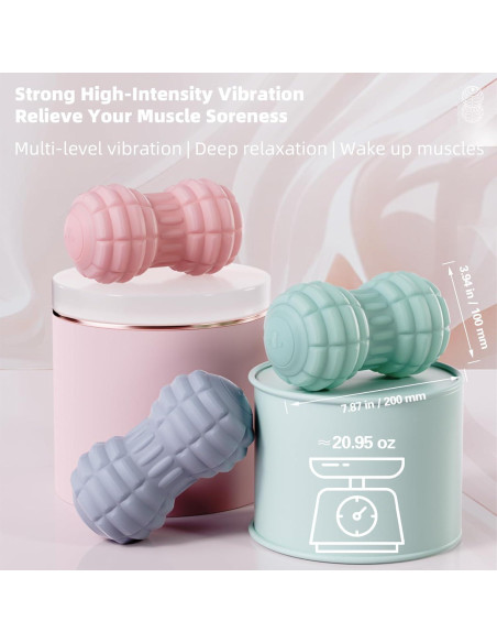 Bola de Masaje Vibrante JIEJUNJIE Doble Cacahuate 20cm Bola de Masaje Vibrante JIEJUNJIE Doble Cacahuate 20cm