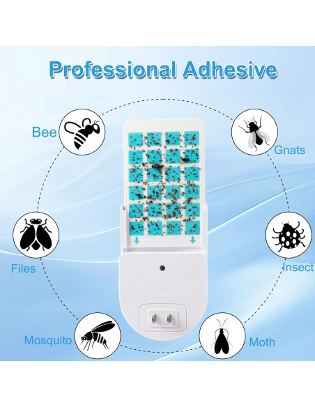 5 Recargas Tarjetas Adhesivas PESTCON para Trampa Insectos