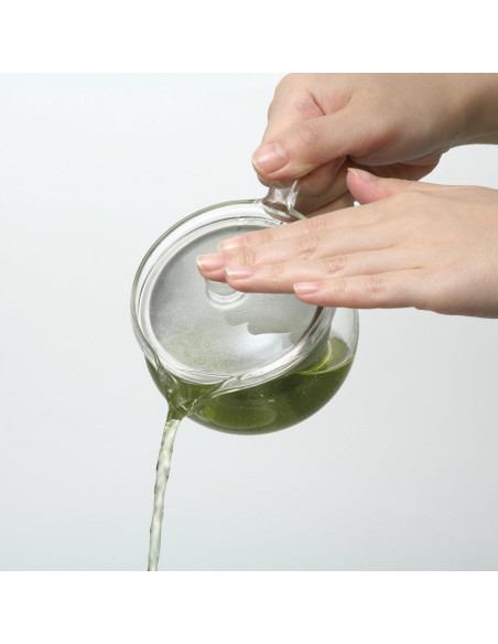 Tetera de vidrio Hario ChaCha Kyusu Maru 300ml