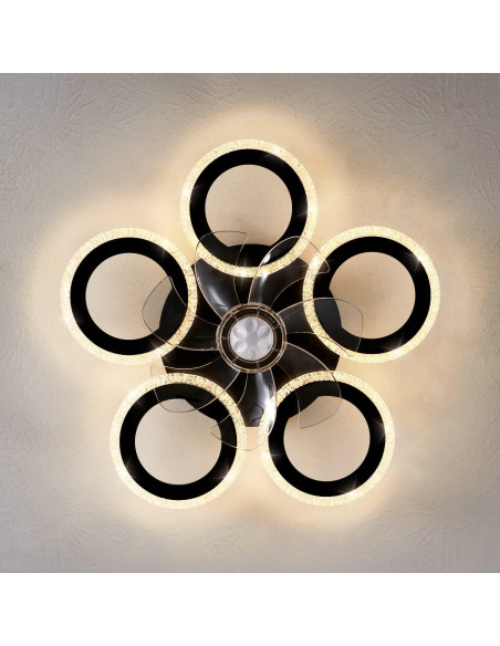 Ventilador de Techo Dalouguan 20" con Luz y Control Remoto Ventilador de Techo Dalouguan 20" con Luz y Control Remoto