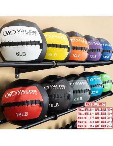 Pelota de Pared Valor Fitness WB-6 2.7 kg Vinilo Durable