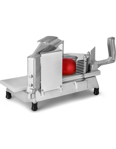 Cortador de Tomate Comercial Happybuy 1/4" con Tabla de Corte