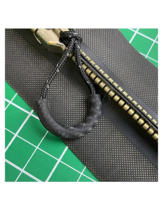 Tirador de Cremallera BJA Negro 10 Pcs Alta Resistencia TPU