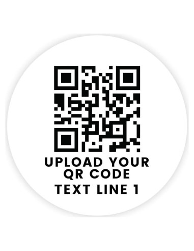 240 Etiquetas Personalizadas de Código QR Andaz Press 2 cm