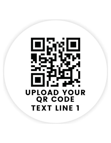 240 Etiquetas Personalizadas de Código QR Andaz Press 2 cm 240 Etiquetas Personalizadas de Código QR Andaz Press 2 cm