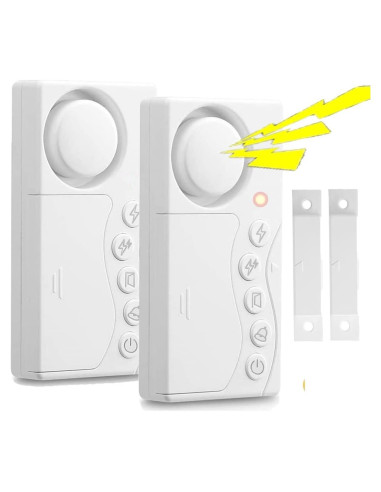 Alarma de Seguridad Umiitto para Puertas y Ventanas 108dB 2Pack