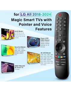 Control Remoto Mágico LG MR23GA para TVs OLED 4K 2018-2024 2