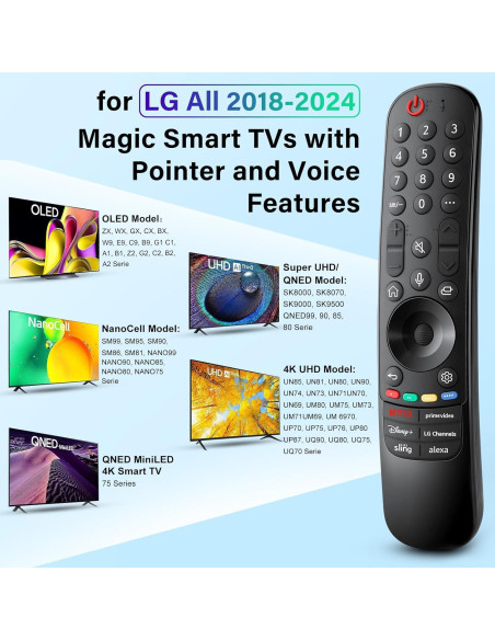 Control Remoto Mágico LG MR23GA para TVs OLED 4K 2018-2024