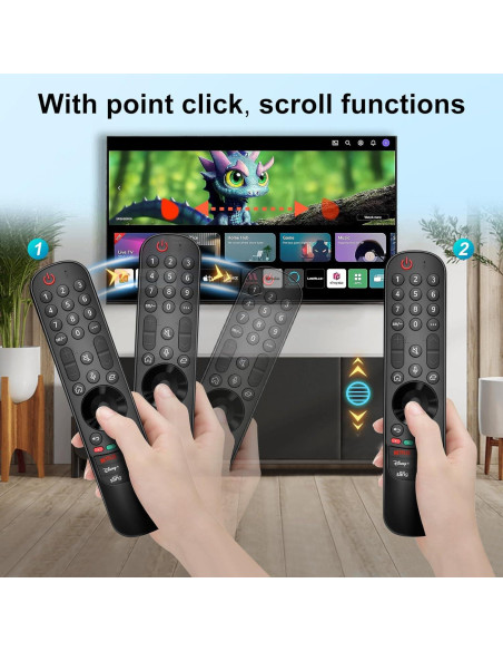 Control Remoto Mágico LG MR23GA para TVs OLED 4K 2018-2024