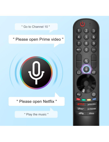 Control Remoto Mágico LG MR23GA para TVs OLED 4K 2018-2024