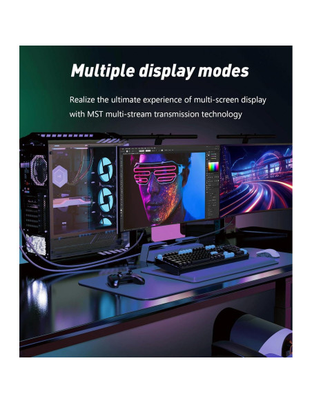Cable DisplayPort 2.1 16K 1.83m SWITCHFLUX para Juegos