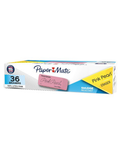 Borradores Paper Mate Pink Pearl, 36 unidades, Rosa