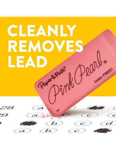 Borradores Paper Mate Pink Pearl, 36 unidades, Rosa