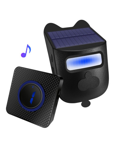 Timbrador Inalámbrico Solar Genérico con Sensor de Movimiento