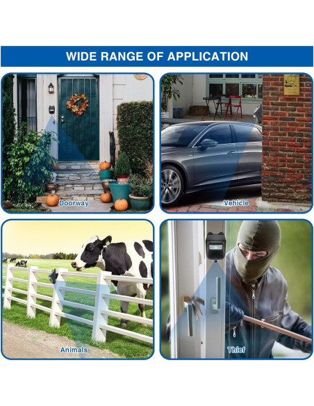 Timbrador Inalámbrico Solar Genérico con Sensor de Movimiento