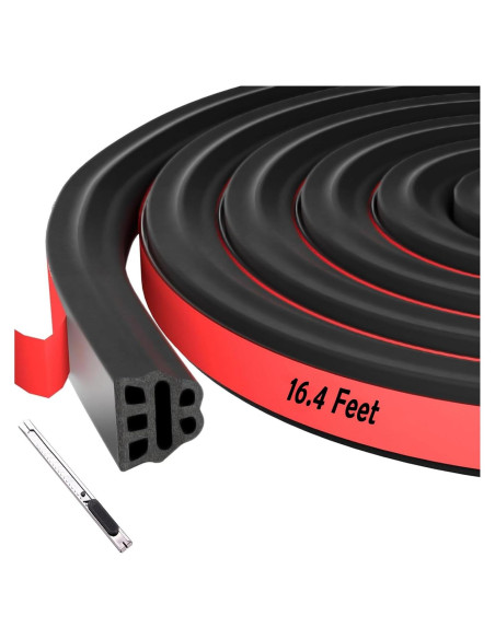 Tira de Sellado de Goma NAJIESUN 5m Doble Capa Aislante