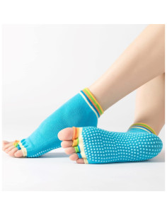Calcetines Antideslizantes para Yoga y Pilates Mujeres - Coloridos 2
