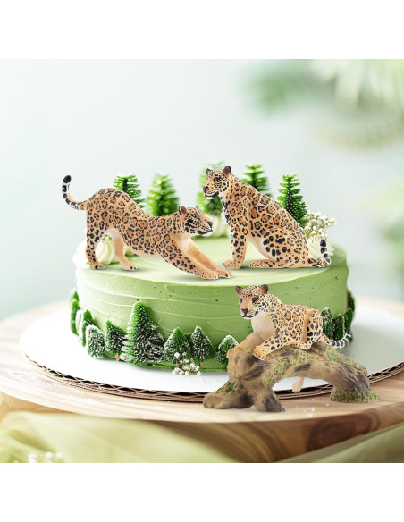 Juego de Figuras de Animales Jaguar TOYMANY 7PCS Realistas