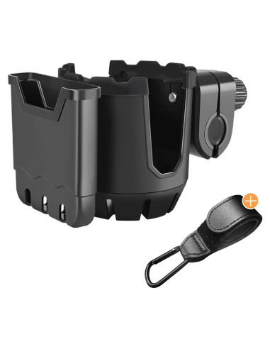 Soporte para Tazas y Teléfono Xislet 2 en 1 Negro