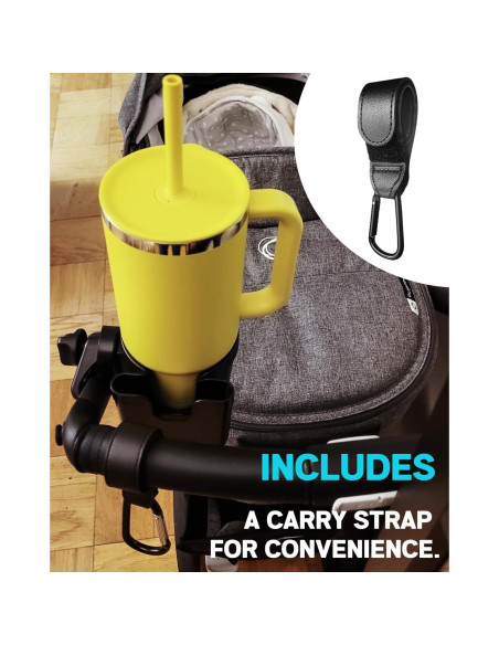 Soporte para Tazas y Teléfono Xislet 2 en 1 Negro