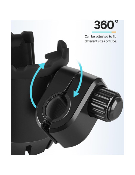 Soporte para Tazas y Teléfono Xislet 2 en 1 Negro