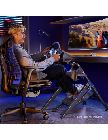 Soporte de Volante ARES WING para Simulador de Carreras Plegable