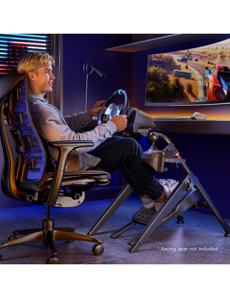 Soporte de Volante ARES WING para Simulador de Carreras Plegable