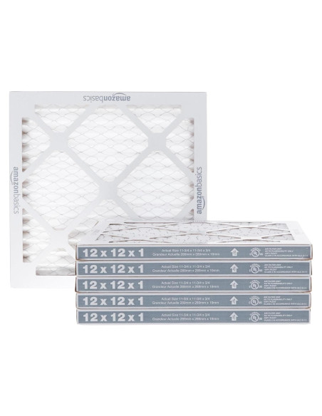 Filtros de Aire Amazon Basics MERV 8 12x12x1 Paquete de 6