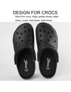 Plantillas Ultra-Finas para Crocs Knixmax - Tamaño 2 EU35 2