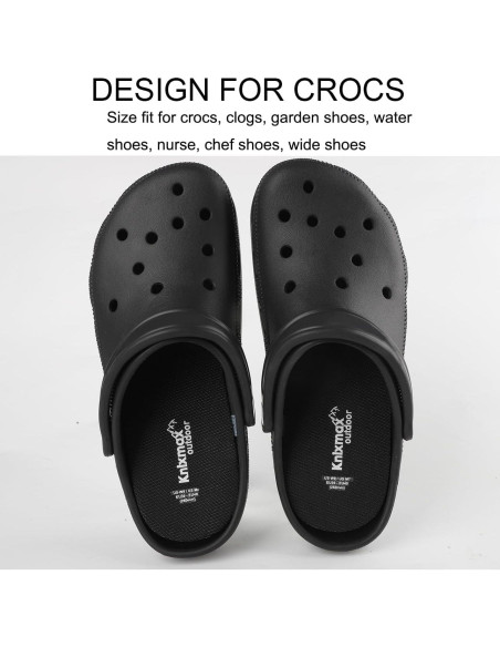 Plantillas Ultra-Finas para Crocs Knixmax - Tamaño 2 EU35