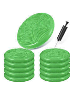 10 Cojines Inestables Amylove para Niños 34 cm Verde