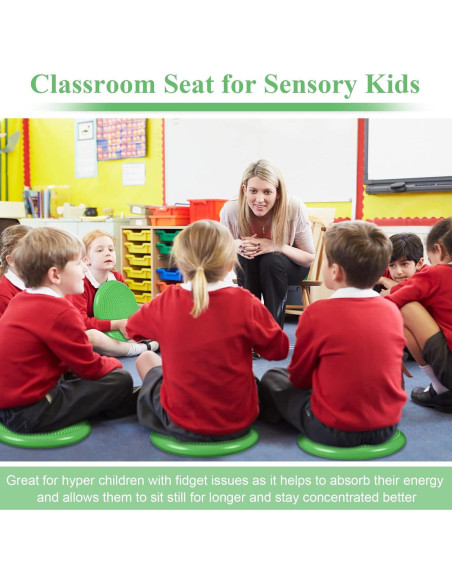 10 Cojines Inestables Amylove para Niños 34 cm Verde 10 Cojines Inestables Amylove para Niños 34 cm Verde