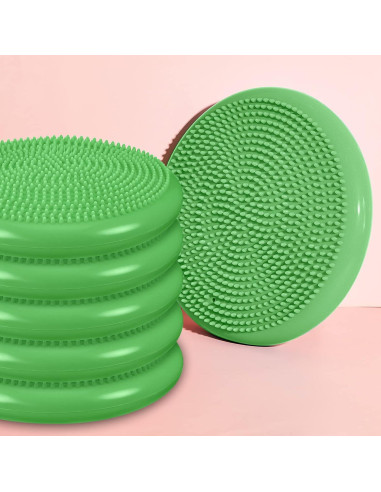 10 Cojines Inestables Amylove para Niños 34 cm Verde