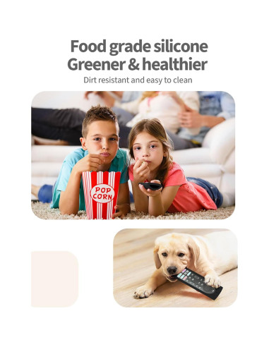 Funda de Silicona Antideslizante para Control Remoto Fire TV Stick 4K Max - DUOLAXMENG