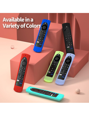 Funda de Silicona Antideslizante para Control Remoto Fire TV Stick 4K Max - DUOLAXMENG