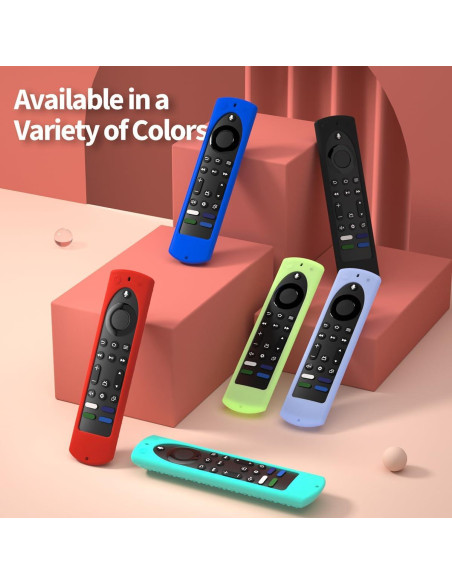 Funda de Silicona Antideslizante para Control Remoto Fire TV Stick 4K Max - DUOLAXMENG