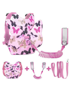 Arnés Antipérdida para Niños MTOMUYA Rosa Ajustable 1-5 Años